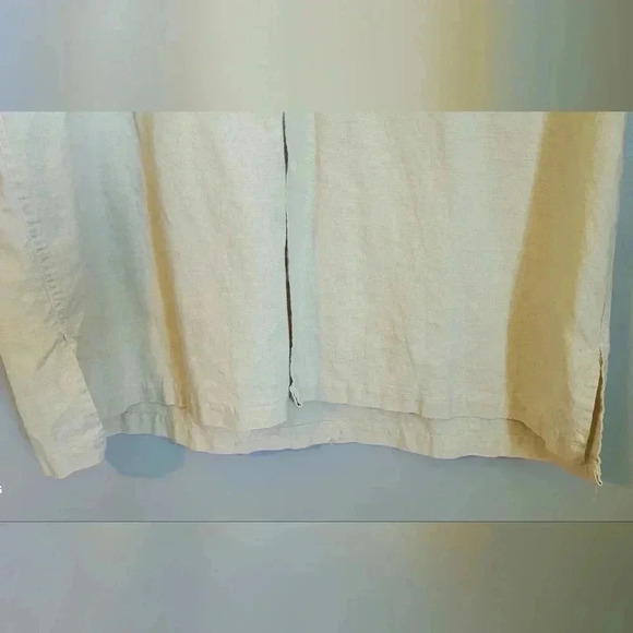 GANT Linen Blend Classic Button Down Mens Shirt With Pocket MENS Size Large - Picture 5 of 7